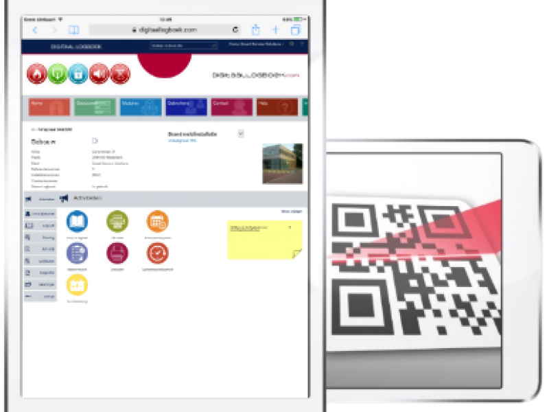 Digitaal logboek interface